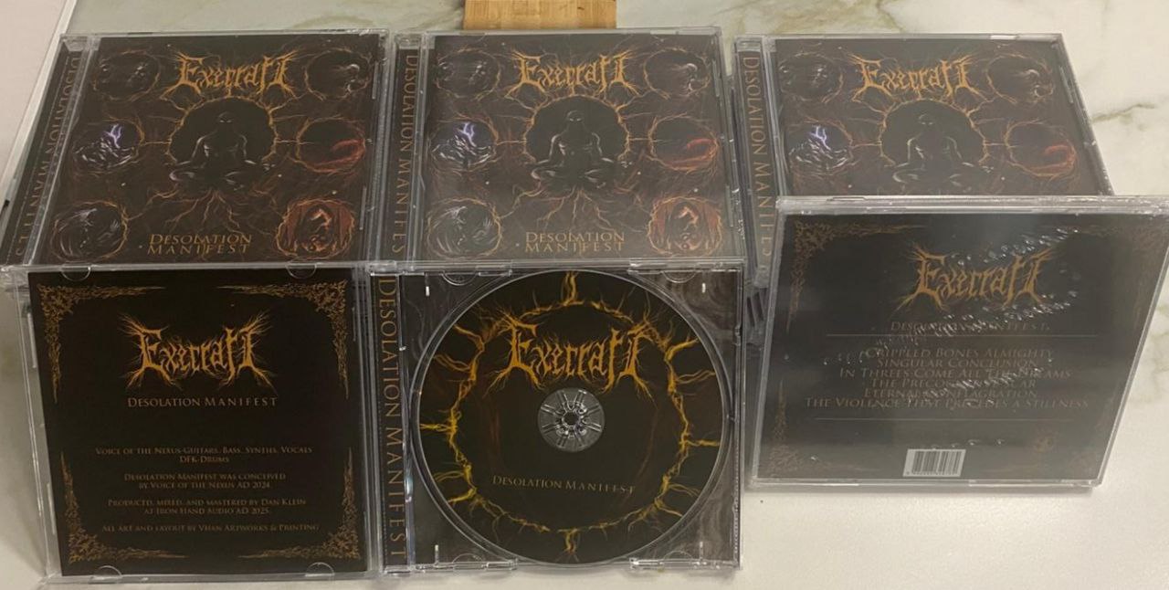 Execrari – Desolation Manifest CDs Available - Hessian Firm